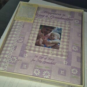 C.R. GIBSON Happiness is Being a Grandmother Lilac Grandmother's Memory Book NEW